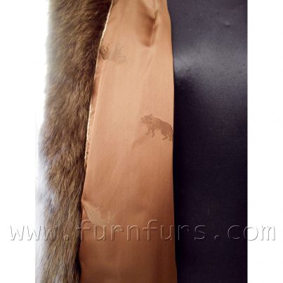 Swakara jacket with fox