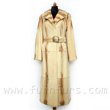 SAGA Sheared Mink Fur Coat