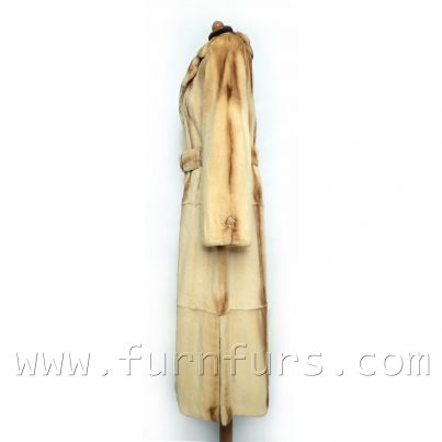 Saga sheared mink fur coat