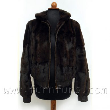 Petit Gris Fur & Lamb Leather Jacket