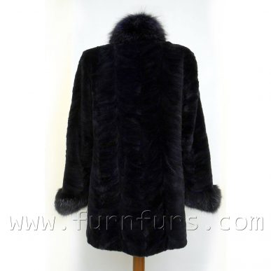Sheared Mink & Fox Fur Jacket