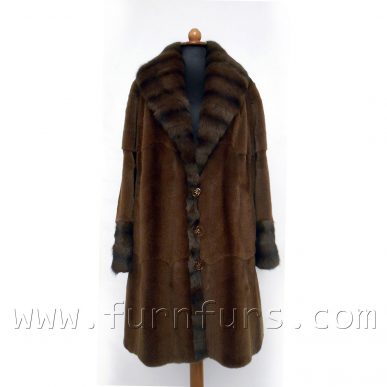 Weasel & Petit Gris Fur Coat