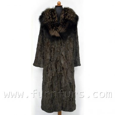 SWAKARA Astrakhan Fur Coat