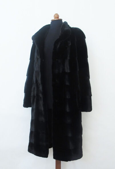 ジャケット・アウター BLACKGLAMA Mink Fur Mid-Length Coat Soft BLACKGLAMA Mink Fur Coat | Fur N Furs Online Shop