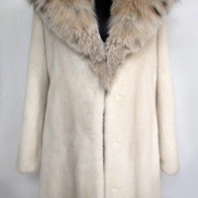 Hooded NAFA Mink Fur Coat