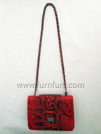 Luciana - leather python bag