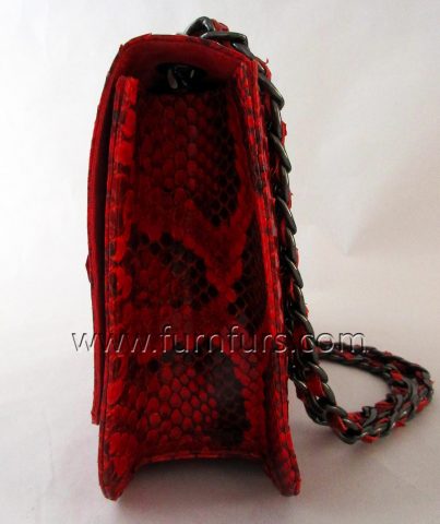 Luciana - leather python bag
