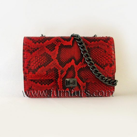 LUCIA - Leather Python Bag