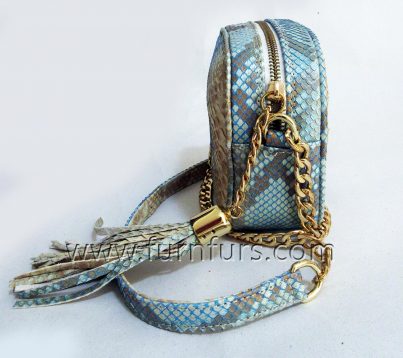 Luisa - leather python bag