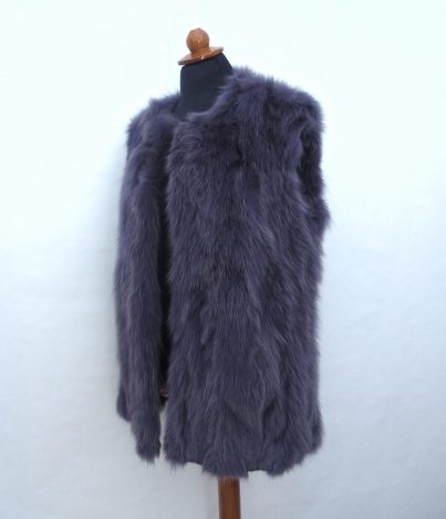 Fox fur vest