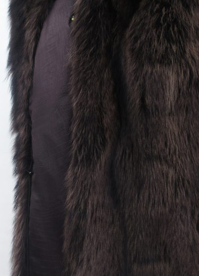 Raccoon fur vest