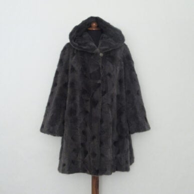 Hooded Mink Fur Jacket