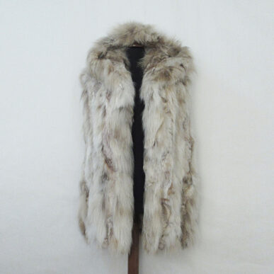 Hooded Lynx Fur Vest