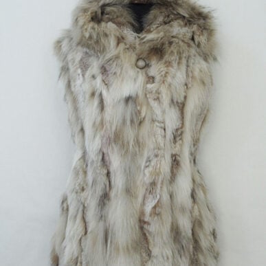 Hooded Lynx Fur Vest