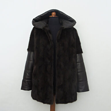 Mink Fur and Lamb Leather Jacket